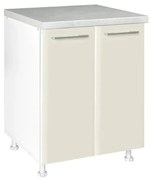 MATIS Κουζίνα In MDF D60 Μπεζ gloss MatisKD6033