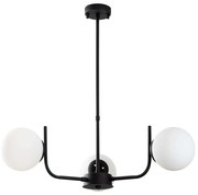 Φωτιστικό Οροφής Antler 521SHN3496 Φ53x70cm 3xE14 40W Black Opviq