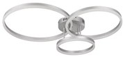 Κρεμαστό Φωτιστικό Οροφής LED 75W IP20 3CCT Inlight-6094-Α-Silver-Ασημί 6094-Α-Silver