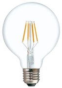 Λαμπτήρας LED G80 Bulb 4W E27 3000K 200-220V clear