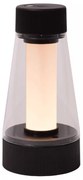 Φωτιστικό Επιτραπέζιο Lorali 45500/01/30 7,7x16cm 1,2W LED 2600K Dimmable Black Lucide