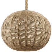 01593 GloboStar® GLOBOSTAR® MANDALA 01593 Vintage Κρεμαστό Φωτιστικό Οροφής με Ντουί 1 x E27 AC 220-240V IP20 - Μπεζ - Μ60 x Π60 x Υ45cm