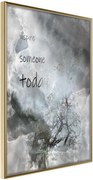 Αφίσα - Inspire Someone - 40x60 - Χρυσό - Χωρίς πασπαρτού