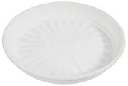 ΠΙΑΤΟ ΓΛΑΣΤΡΑΣ Φ38cm ΛΕΥΚΟ ΠΛΑΣΤΙΚΟ PODSTAWKI TERAKOTA - 09-00-302 WHITE