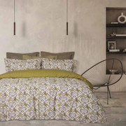 Παπλωματοθήκη 5412 Casual (Σετ 2τμχ) Olive Das Home Μονό 160x240cm Cotton-Polyester