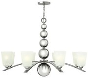 Πολυέλαιος Κρεμαστό Φωτιστικό 8xE27 Zelda Elstead Lighting-HK-ZELDA8-PN-Νίκελ Ματ HK-ZELDA8-PN