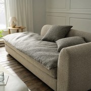 Sofa Quilt Θήκη Saga Quiet 445/15 Grey Gofis Home Διθέσιο 85x200cm Πολυέστερ