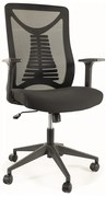FOTEL OBROTOWY Q-330 CZARNY DIOMMI-80-3414