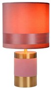 Φωτιστικό Επιτραπέζιο Lucide 10500-81-66 EXTRAVAGANZA FRIZZLE Ροζ (Pink)|Χρυσό Χρώμα (Gold Coloured)