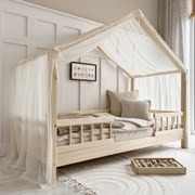 Κουρτίνα Οροφής House Bed  Vanilla Voile  Luletto