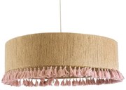 Φωτιστικό Οροφής Κρεμαστό Puertorico 02097 Boho 3xE27 IP20 80x27cm Beige-Pink GloboStar