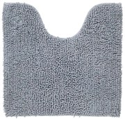 Πατάκι Λεκάνης Misto Grey Sealskin 55x60 Chenille-Πολυέστερ