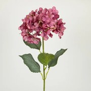 Κλαδί Με Λουλούδι Ορτανσία Μωβ 77εκ. ESTHETI 758-12058