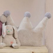 Γούνινο Διακοσμητικό Μαξιλάρι (40x27) Nef-Nef Homeware Baby Crown Ecru
