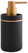 Dispenser Μπάνιου (Φ6.5x17.5) Spirella Bly Black Gold