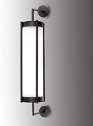 Φωτιστικό Τοίχου 01484 5W LED 3000K 400Lm 16,5x70cm Black Luma