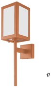 Φωτιστικό Τοίχου 01375-17 E27 13x50cm Copper Luma