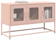 ντουλάπι τηλεόρασης vidaXL Ροζ 100,5x39x60,5 cm Ατσάλι ψυχρής έλασης