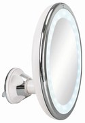 Καθρέπτης Μεγεθυντικός Με Φως Flexy Max 8099 20cm 127 White-Silver Kleine Wolke Polypropylene,ABS