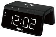 Akai ACRB-2000 Ψηφιακό ρολόι-ξυπνητήρι με ασύρματη φόρτιση – 15W-1105221-0011