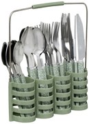 Μαχαιροπίρουνα Με Βάση (Σετ 24τμχ) S-D Geo Green 150005E