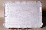 Δiσκος Σερβιρίσματος MDF Royal Art 40x30εκ. DUE9/1865