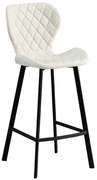 Σκαμπό Μπάρ Martin 43.1359.S 48x46x73-106cm Με Ύφασμα Off White