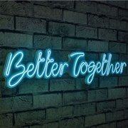 Διακοσμητικό Φωτιστικό Τοίχου Better Together 395NGR1512 84x2x16cm Led 22,6W Blue Wallity