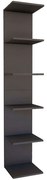 Βιβλιοθήκη - Ραφιέρα Ogden 0212550 34,5x30x180cm Anthracite