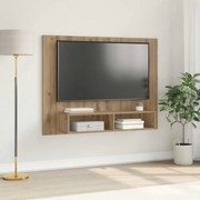 vidaXL Τηλεοπτική Κάβα Τοίχου artisan δρυς 120 x 23.5 x 90 εκ.