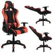 ΚΑΡΕΚΛΑ ΓΡΑΦΕΙΟΥ GAMING HM1062.01 SPEED ΜΑΥΡΟ ΚΟΚΚΙΝΟ PU 68,5 x 71,5 x 133,5 εκ. - HM1062.01