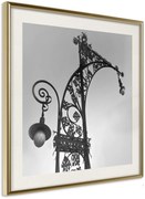 Αφίσα - Charming Lantern - 30x30 - Χρυσό - Με πασπαρτού