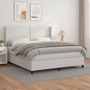 ΚΡΕΒΑΤΙ BOXSPRING ΜΕ ΣΤΡΩΜΑ ΛΕΥΚΟ 180X200 ΕΚ. ΣΥΝΘΕΤΙΚΟ ΔΕΡΜΑ 3132454