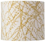 Καπέλο Φωτιστικού 1xE27 Ώχρα Κλαδιά Λινό Branches SH101022-C Ebb&amp;Flow-SH101022-C-Λευκό-Χρυσό SH101022-C