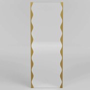 Καθρέπτης Τοίχου Melodia 552NOS2335 50x140cm Gold Aberto Design Μέταλλο,Γυαλί