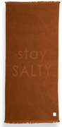 Πετσέτα Θαλάσσης Stay Salty Gold Nef-Nef Θαλάσσης 90x170cm 100% Βαμβάκι