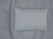Μαξιλαροθήκη Μονόχρωμη Βαμβακερή Bebe 35x45εκ. Solid 505 Light Blue-Grey DimCol