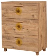 Συρταριέρα Leva Gravis Seed 80x43x95cm Multi