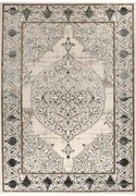 Χαλί Kashan 39550-040 Beige-Black Merinos 160X230cm