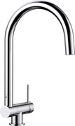 Blanco Coressa-F Chrome Μπαταρία Κουζίνας με Δεξί Πόμολο Σπαστή για Παράθυρο με Περιστρεφόμενο Ρουξούνι