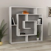 Βιβλιοθήκη μελαμίνης Labirent Megapap χρώμα λευκό 125x22x129εκ.-GP037-0022,2