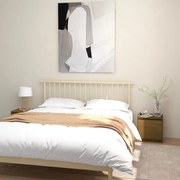vidaXL Κομοδίνα 2 τεμ. Καφέ Μελί 40x30,5x40 εκ. από Μασίφ Ξύλο Πεύκου