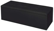 Σκαμπό αποθηκευτικό, Grand Μαύρο, 120x40x39 εκ., Genomax Genom1210297059