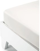 Κατωσέντονο Satin με λάστιχο White Υπέρδιπλο (180x200+35)