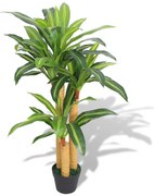 vidaXL Δράκαινα Τεχνητή Πράσινη 100 εκ. με Γλάστρα