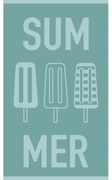 Παιδική Πετσέτα Θαλάσσης (70x120) Melinen Summer Aqua