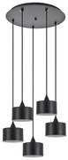 Φωτιστικό Οροφής SE21-BL-B10-BL5-MS1 ADEPT PENDANT Black Metal Shade + - 51W - 100W - 77-9042