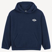 Φούτερ oversize από φλις με κουκούλα