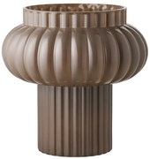 Βάζο Vase - Φυσητό Γυαλί Καφέ ø27 x H27 cm HOUSE NORDIC