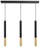 Κρεμαστό Φωτιστικό Οροφής 100-09711-07BR Luma-100-09711-07BR-BLACK-Μαύρο 100-09711-07BR-BLACK